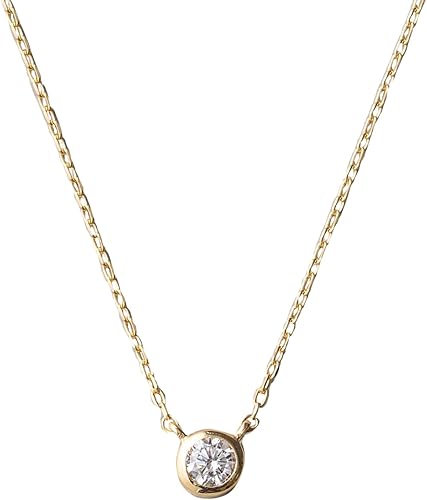 ete k18 ダイヤモンドネックレス 0.05カラット K18ダイヤモンドネックレス（0.05ct）｜ネックレス｜ノジェス